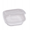 Contenitori in PP - con coperchio incernierato - 15,5 x 15,5 x 3,7 cm - conf. 50 pezzi - Europack - 48411052 - 8007626780066 - DMwebShop